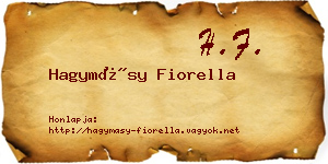 Hagymásy Fiorella névjegykártya